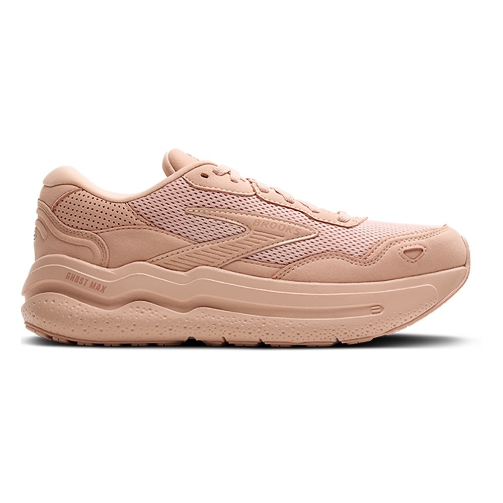 Brooks Women Ghost Max SE Suede Running Shoes Rose Tuscany Size 6 NWB No Lid